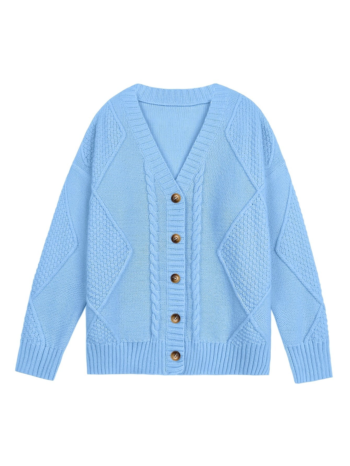 Essential V-Neck Knit Cardigan