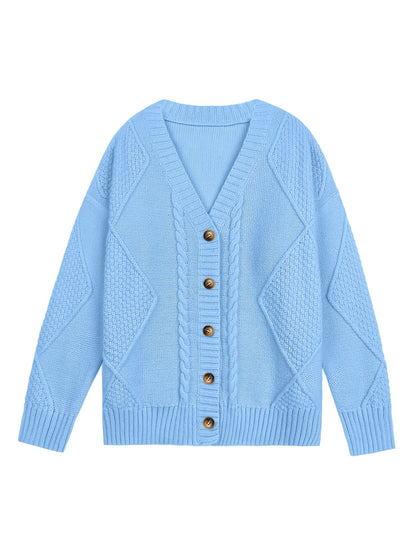 Essential V-Neck Knit Cardigan