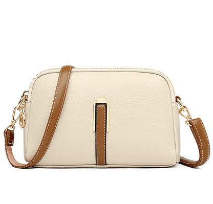 Compact Leather Crossbody Bag