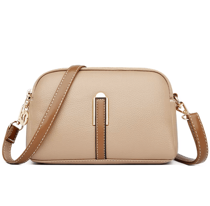 Compact Leather Crossbody Bag