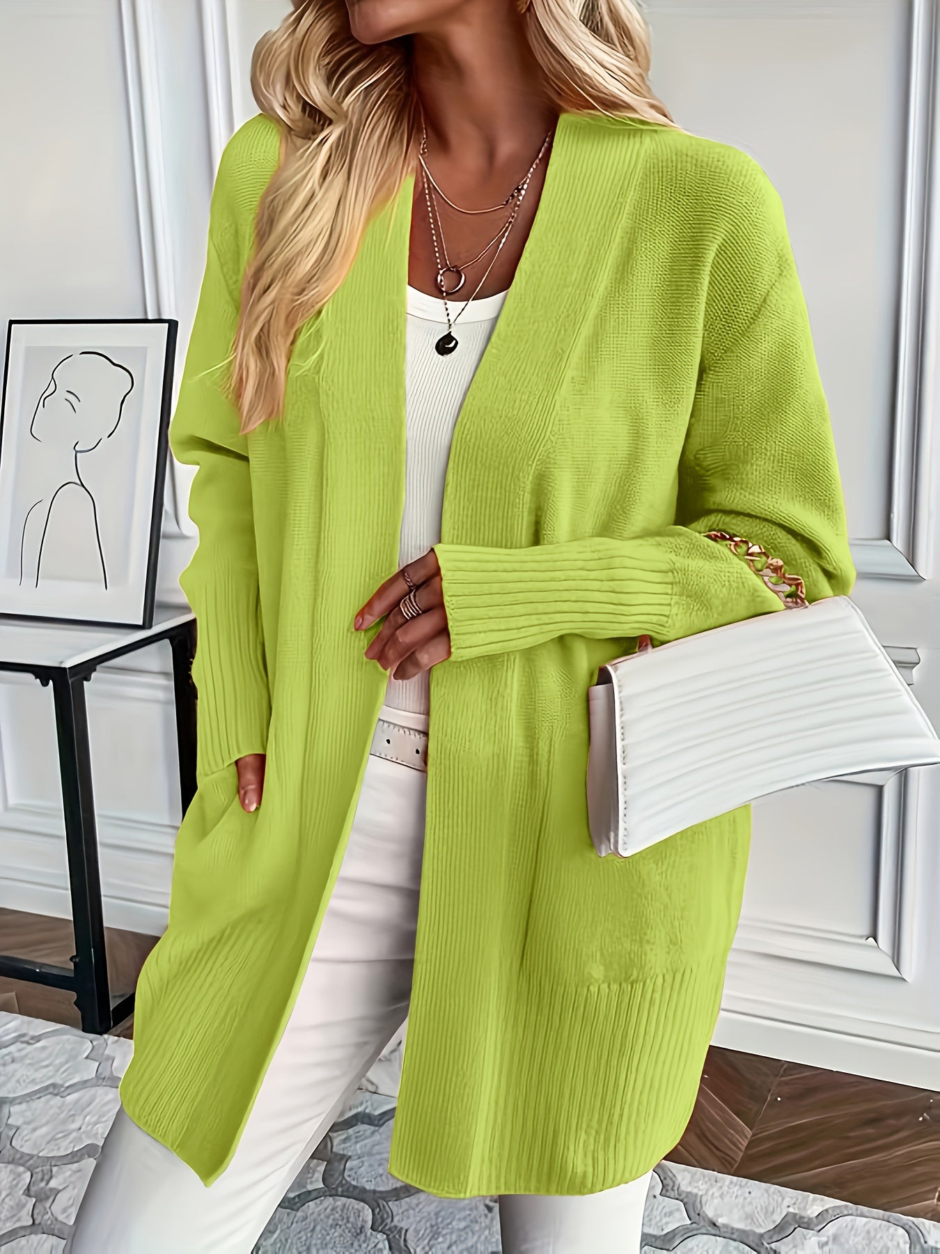 Cozy Knit V-Neck Cardigan