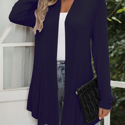 Lace Detail Long Cardigan