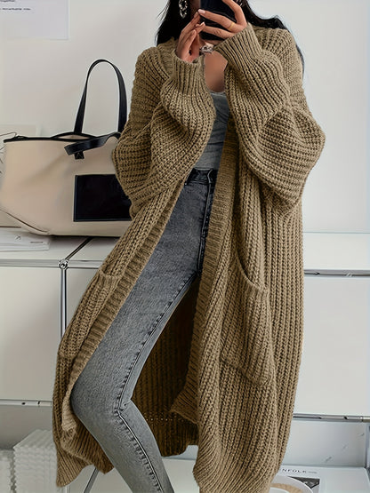 Long Open Front Cardigan