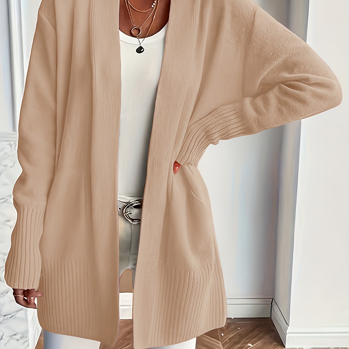 Cozy Knit V-Neck Cardigan