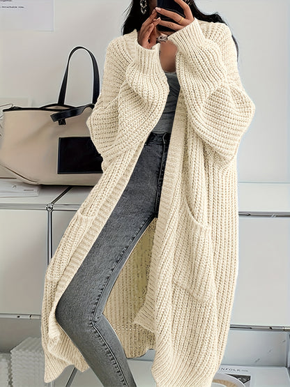 Long Open Front Cardigan