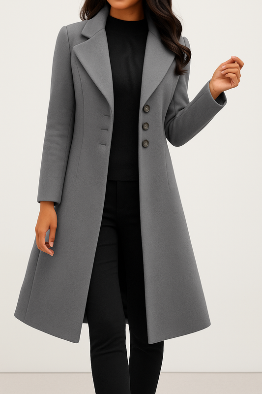 Wool Long Sleeve Coat