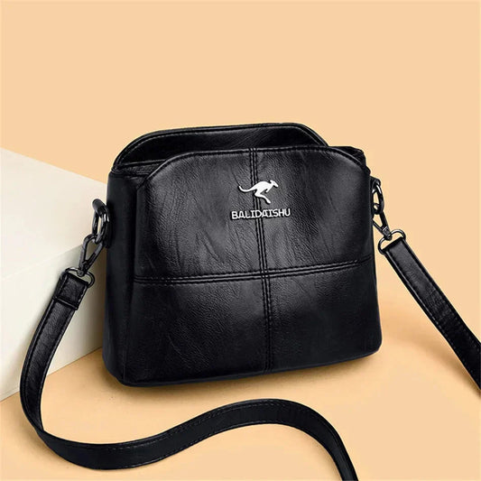 Compact Leather Handbag