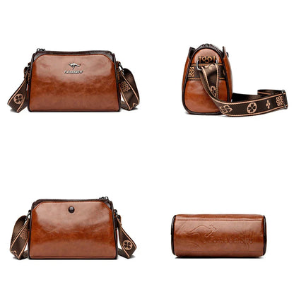 Compact Leather Handbag