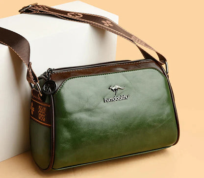 Compact Leather Handbag