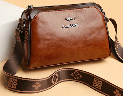 Compact Leather Handbag