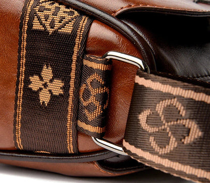 Compact Leather Handbag