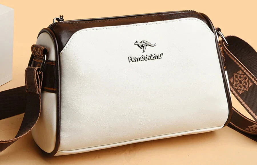 Compact Leather Handbag