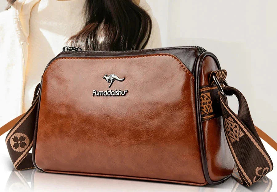 Compact Leather Handbag