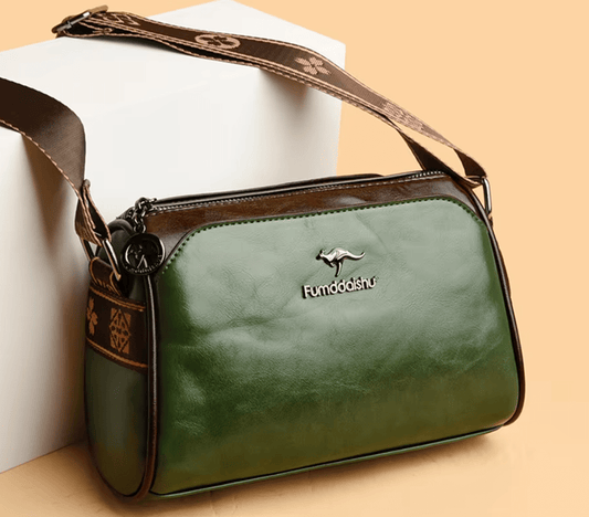 Compact Leather Handbag