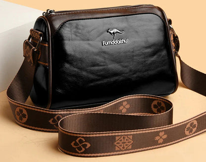 Compact Leather Handbag