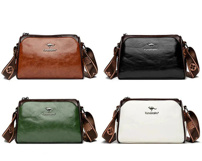 Compact Leather Handbag