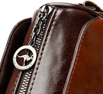 Compact Leather Handbag
