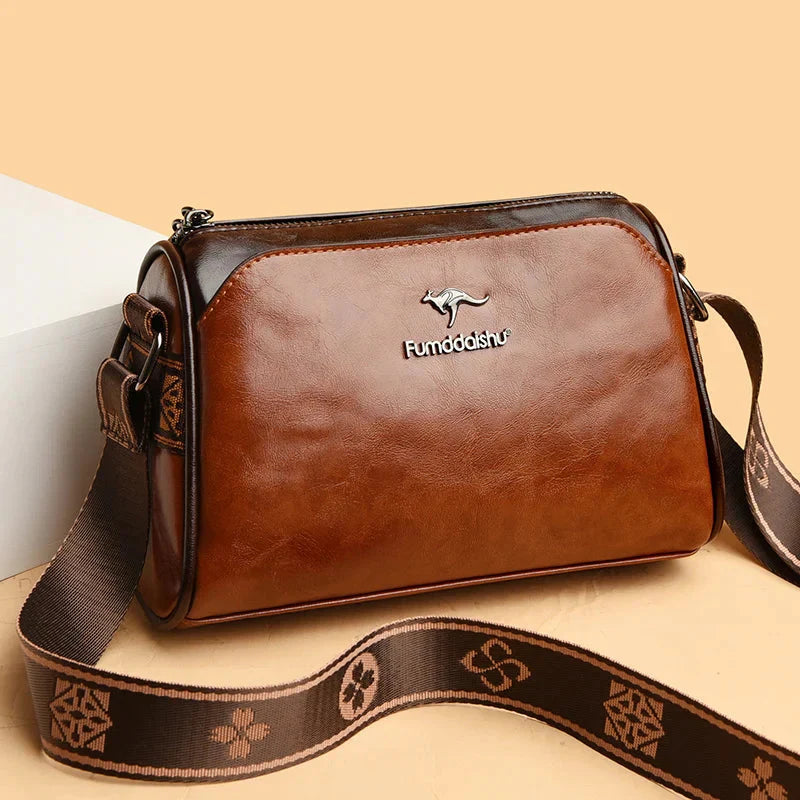Compact Leather Handbag