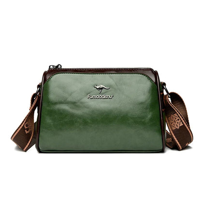 Compact Leather Handbag