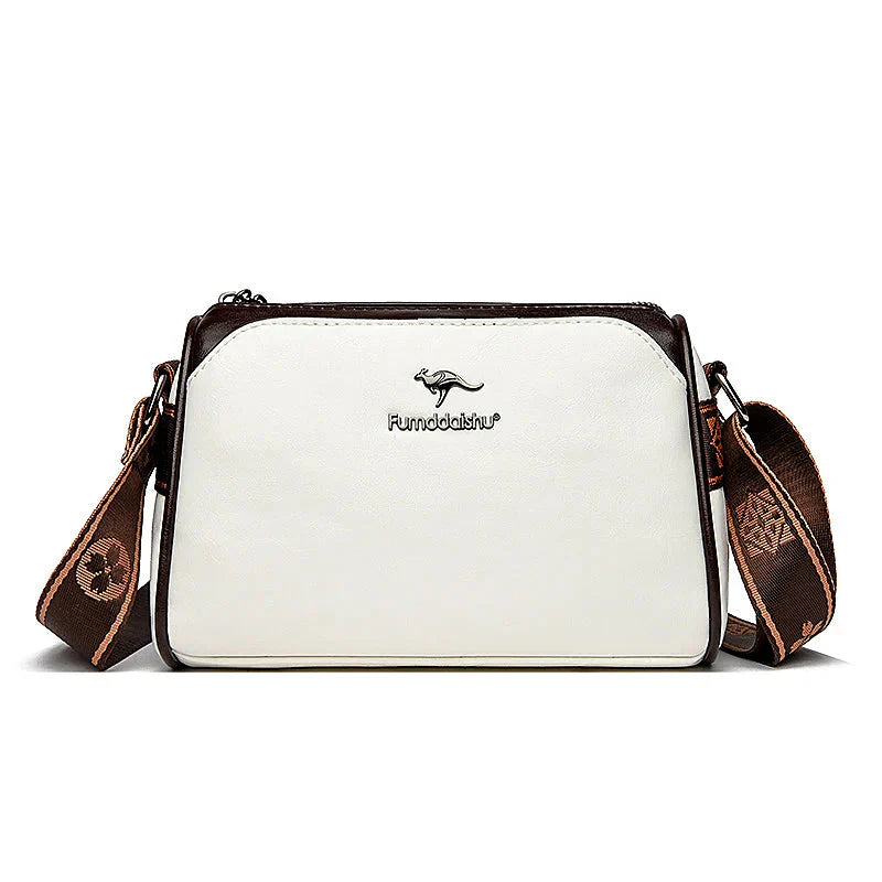 Compact Leather Handbag