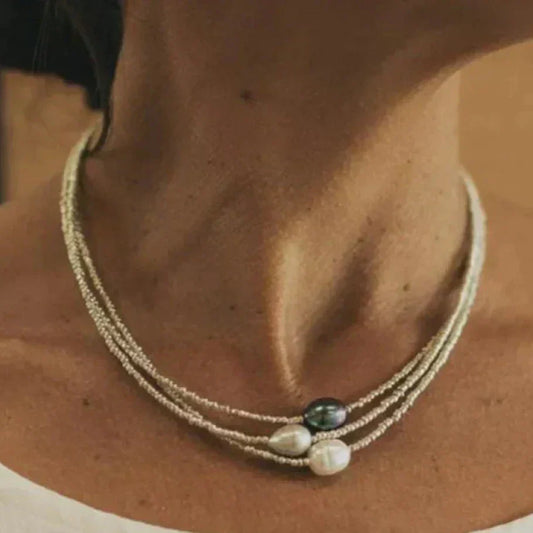 Genevieve - Natural Pearl Necklace