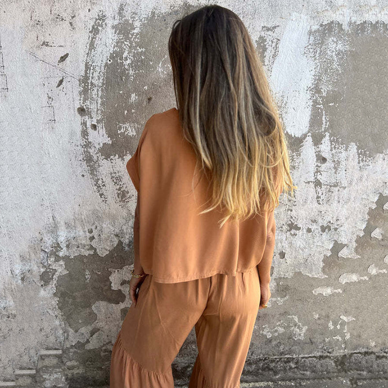 Elegant Two-Piece Summer Set