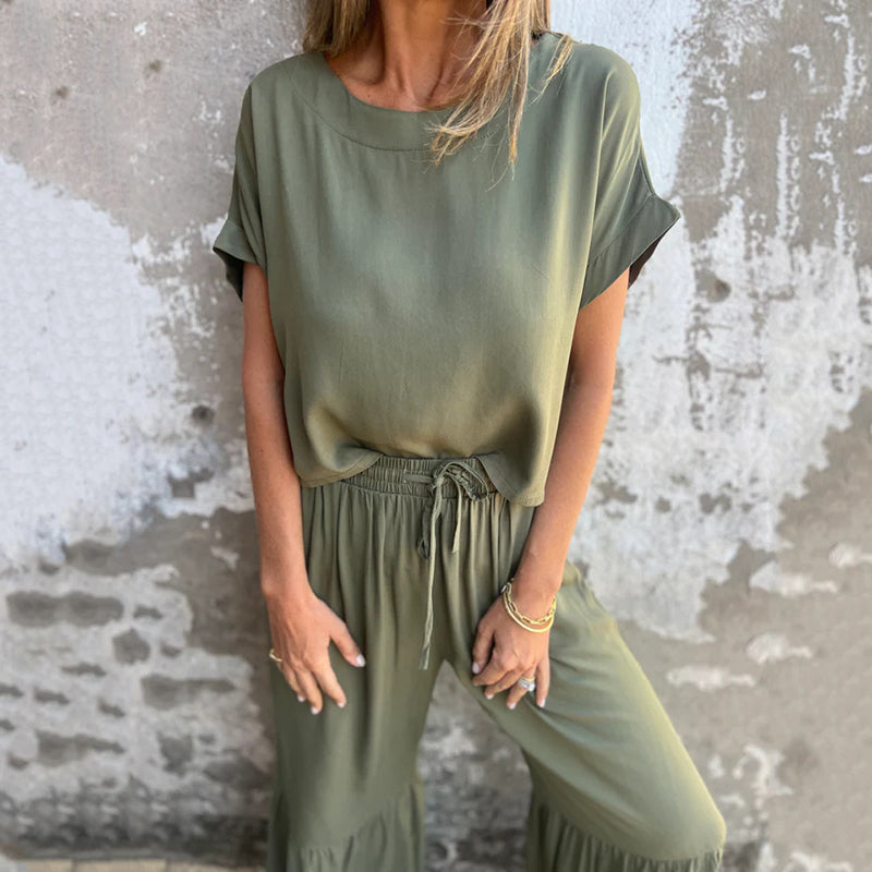 Elegant Two-Piece Summer Set