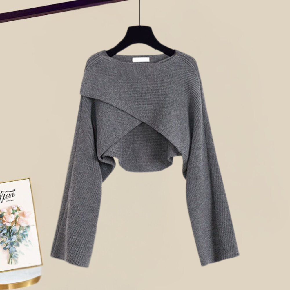 Elegant Knit Dress Set