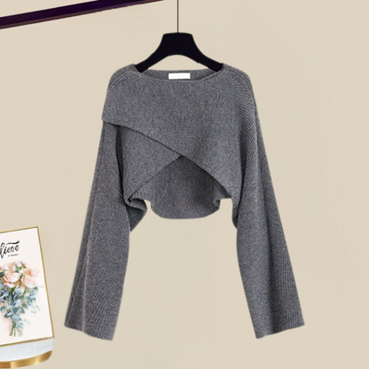 Elegant Knit Dress Set