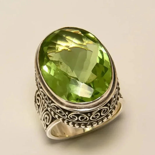 Pandora – Vintage Olive Crystal Ring