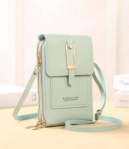 Leather Phone Crossbody Bag