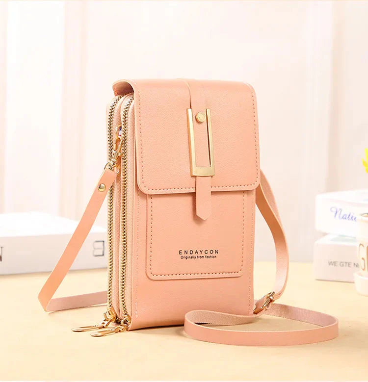 Leather Phone Crossbody Bag