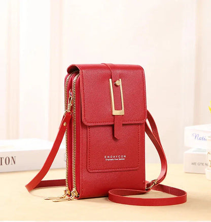 Leather Phone Crossbody Bag