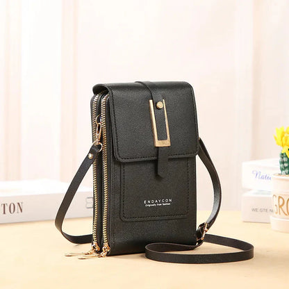 Leather Phone Crossbody Bag