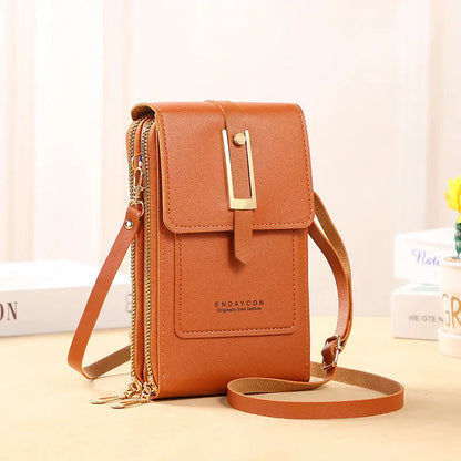 Leather Phone Crossbody Bag