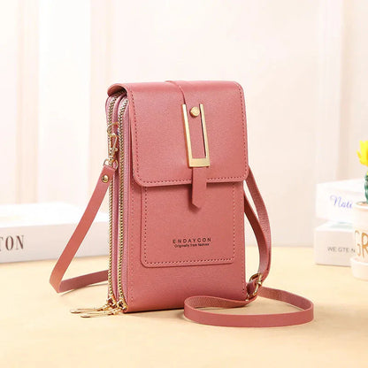 Leather Phone Crossbody Bag