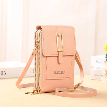 Leather Phone Crossbody Bag
