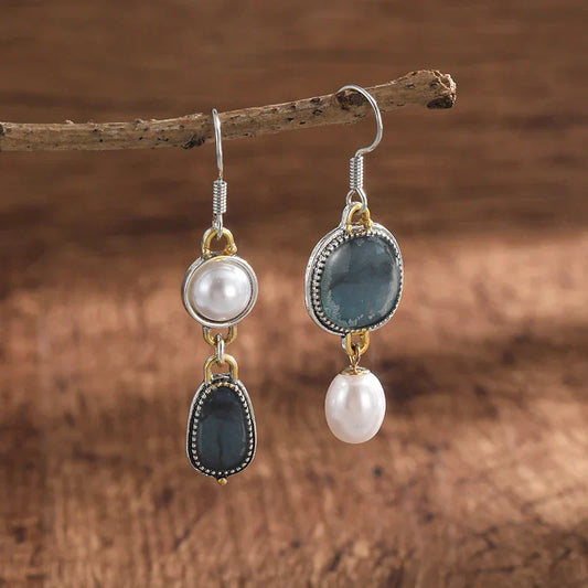 Raina – Vintage Colorful Mandala Earrings